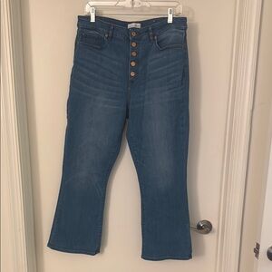 LOFT kick crop jeans